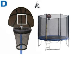 Баскетбольный щит с кольцом для батутов DFC TRAMPOLINE