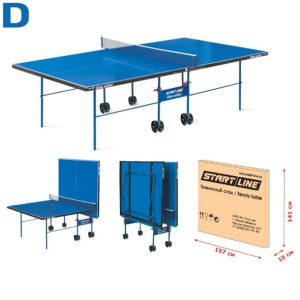 Теннисный стол START LINE GAME OUTDOOR 2 с сеткой Blue