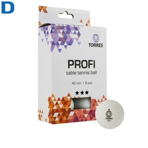 Мяч для настольного тенниса TORRES Profi 3
