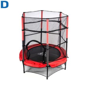 Батут DFC JUMP KIDS 55" красно-серый